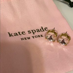 Kate Spade gold and cubic zirconia studs